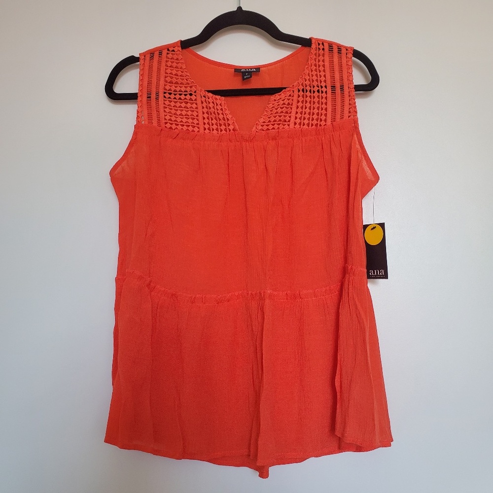 NWT Orange Tank Top
